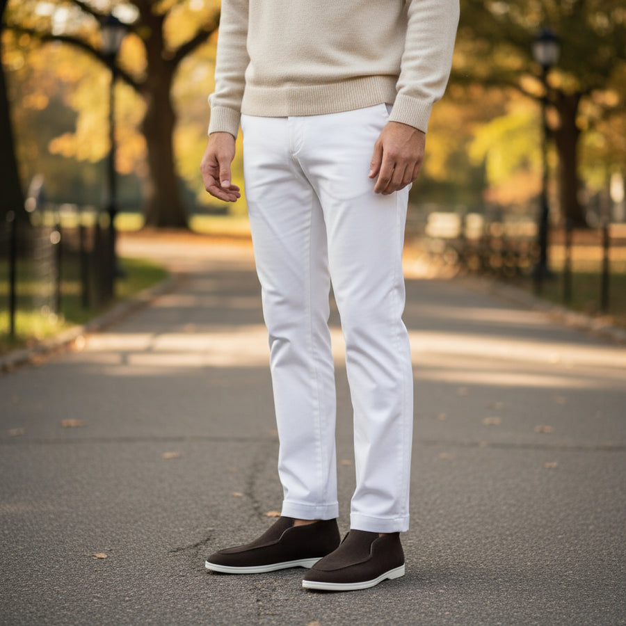 HARBOUR SUEDE HIGH LOAFERS - Brown