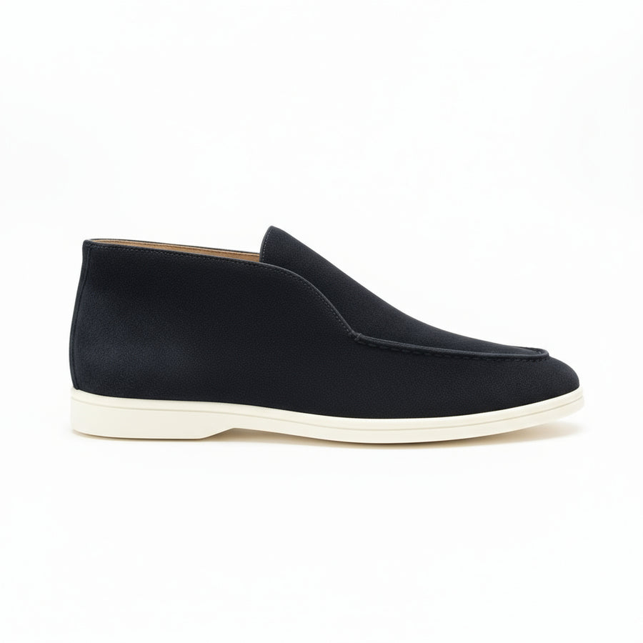 HARBOUR SUEDE HIGH LOAFERS - Blue