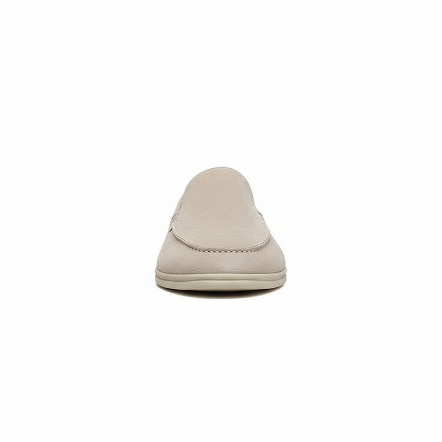 HARBOUR SUEDE LOAFERS - Beige