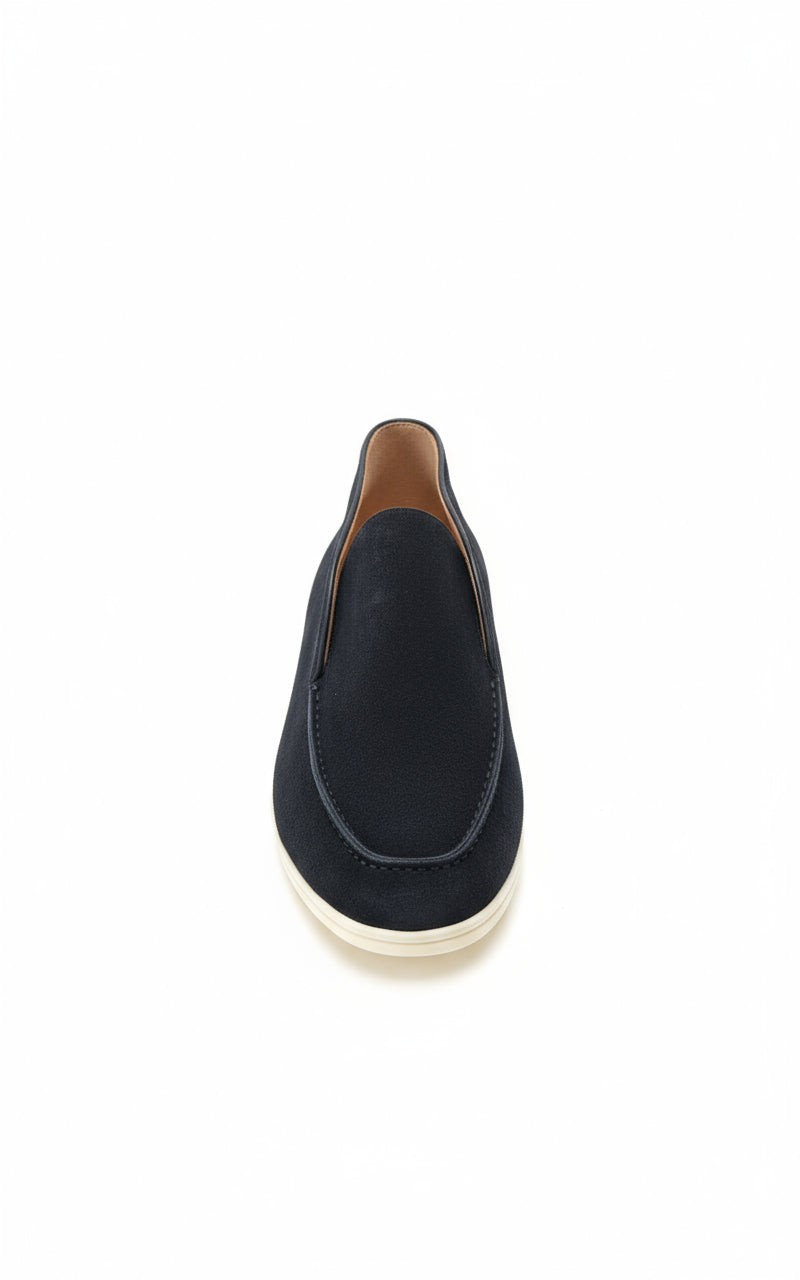 HARBOUR SUEDE HIGH LOAFERS - Blue