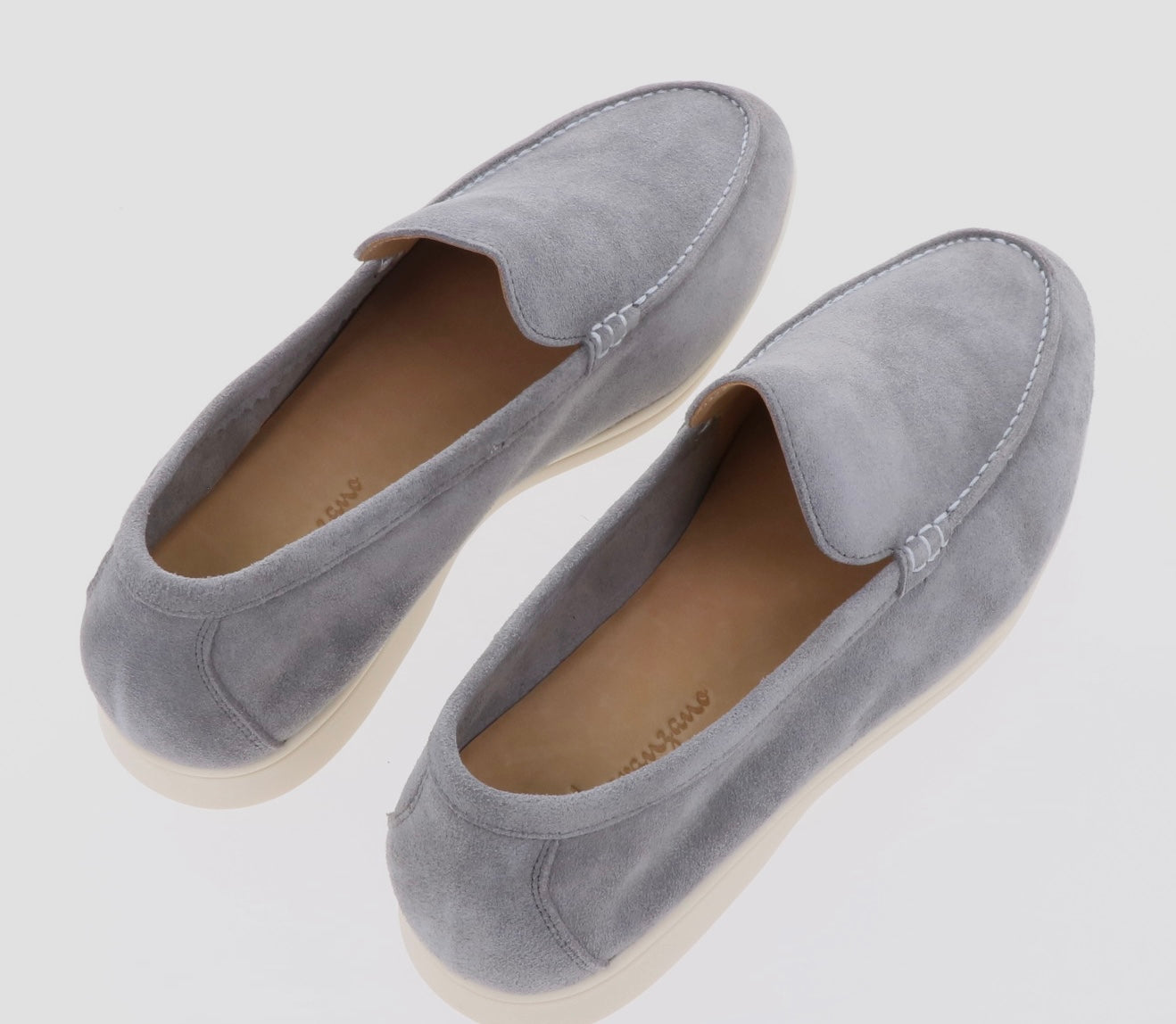 HARBOUR SUEDE LOAFERS-Dark Sea Grey