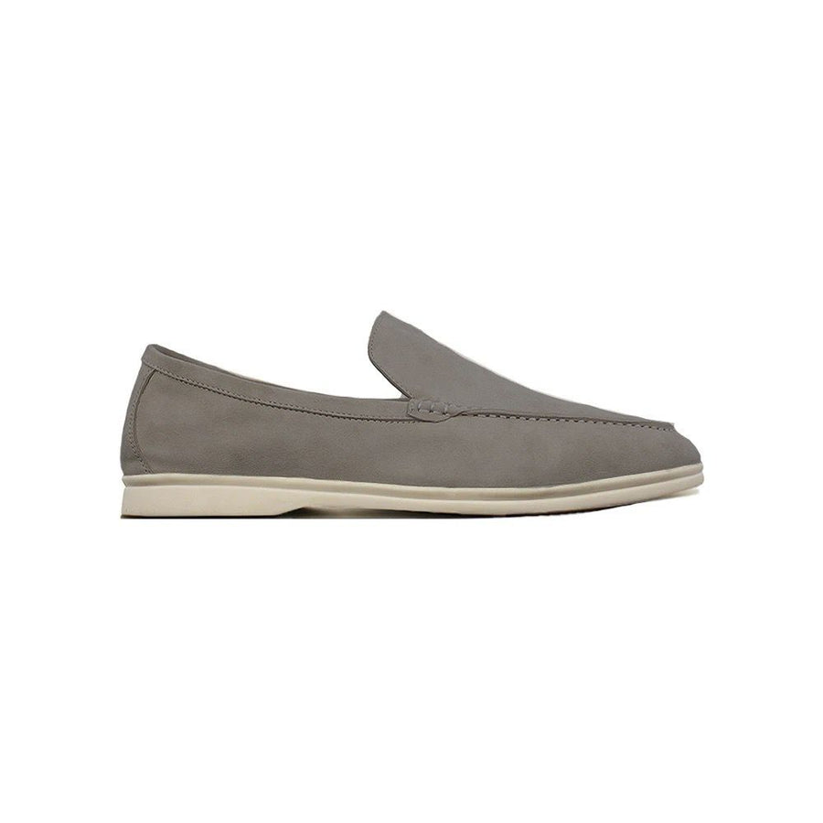 HARBOUR SUEDE LOAFERS - Grey
