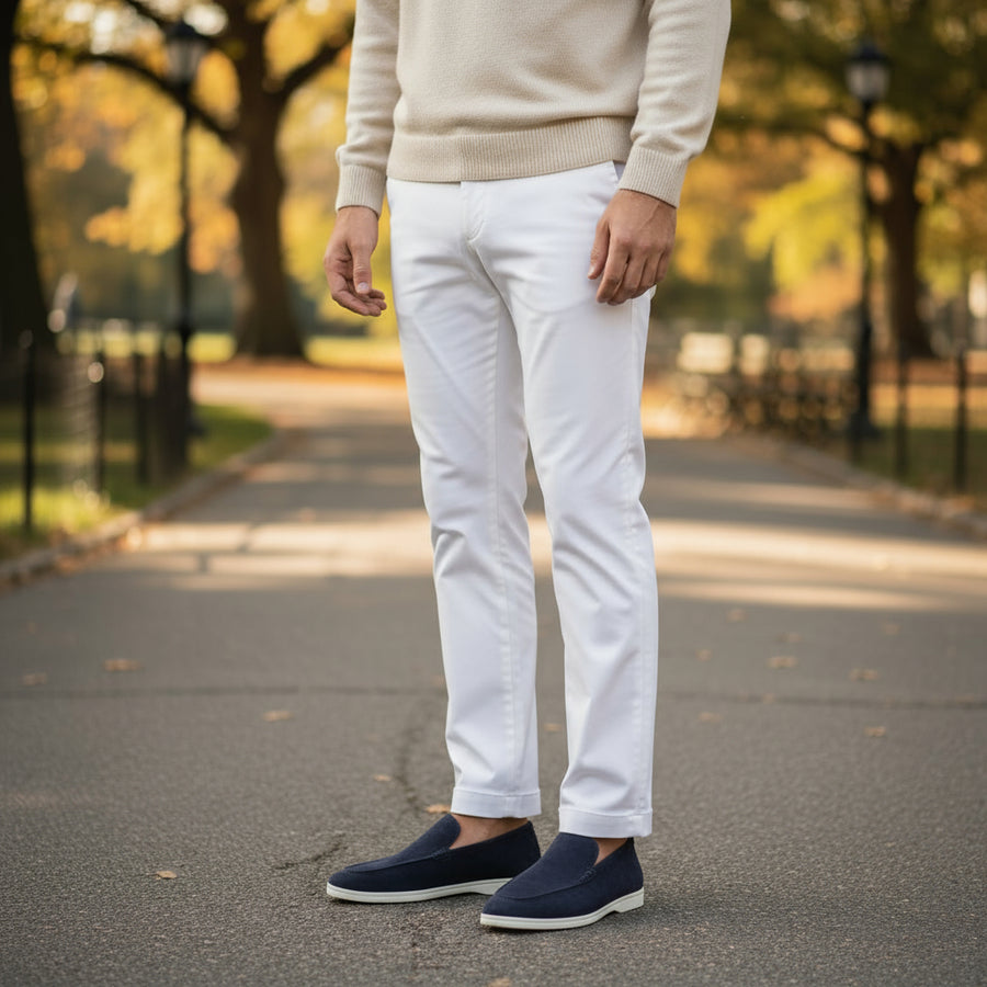 HARBOUR SUEDE LOAFERS - Blue